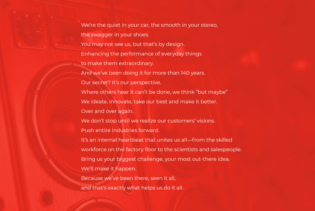 Page from the brand guide showcasing the brand manifesto of WT Burnett